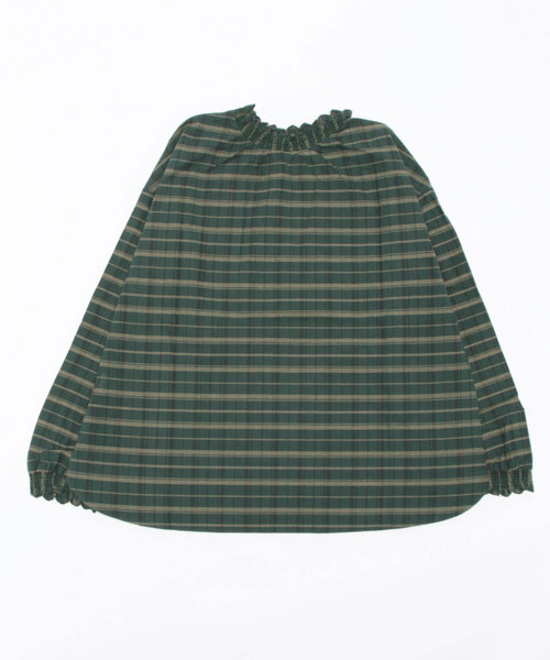 Samansa Mos2(サマンサ モスモス)の「襟シャーリング前後2WAYレースブラウス(シャツ/ブラウス・レディース・オフホワイト/グリーン/ベージュ/ブラック・フリ-)」の13枚目の写真