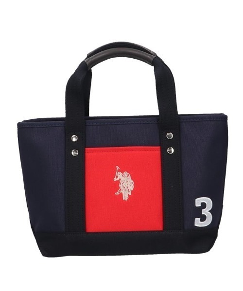 U.S. POLO ASSN.(ユーエスポロアッスン)の「【U.S. POLO ASSN.】 ユーエスポロアッスン キャンバス ロゴトートバッグ USPA-18623(トートバッグ・レディース・レッド系その他/グリーン系その他/ブルー系その他/ブラック×イエロー/カーキ系/ホワイト×レッド/イエロー系その他/ネイビー系・FREE)」の6枚目の写真