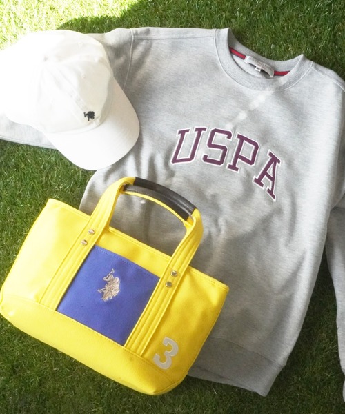 U.S. POLO ASSN.(ユーエスポロアッスン)の「【U.S. POLO ASSN.】 ユーエスポロアッスン キャンバス ロゴトートバッグ USPA-18623(トートバッグ・レディース・レッド系その他/グリーン系その他/ブルー系その他/ブラック×イエロー/カーキ系/ホワイト×レッド/イエロー系その他/ネイビー系・FREE)」の7枚目の写真
