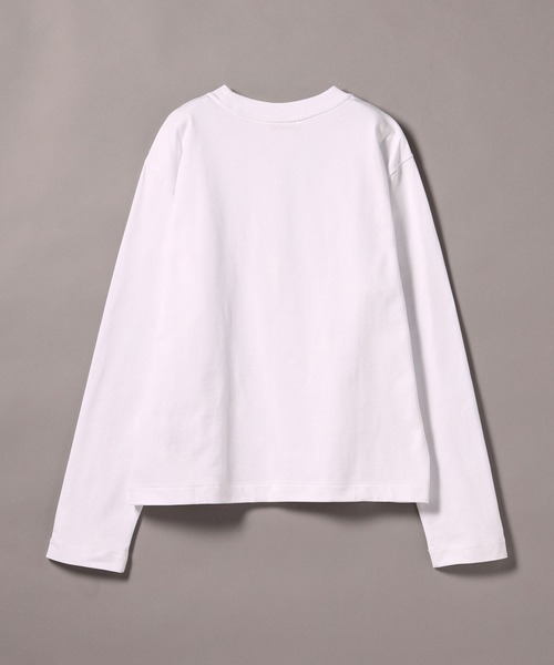 Calvin Klein(カルバン・クライン)の「リラックス スタンダード ロングスリーブ Tシャツ(Tシャツ/カットソー・レディース・ブラック/ホワイト・S/M/L/XS)」の9枚目の写真