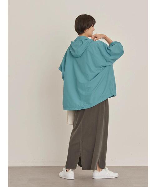 AMERICAN HOLIC（アメリカンホリック）の「撥水加工アノラックパーカー（マウンテンパーカー・レディース・ネイビー/サックスブルー/イエロー・M/L）」の12枚目の写真