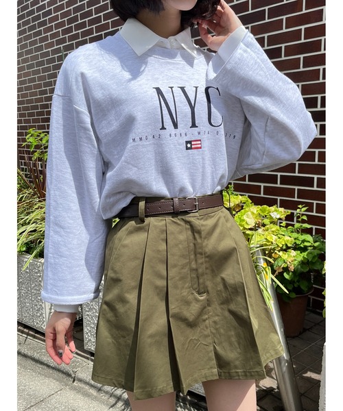 WC(ダブル シー)の「NYCショートスウェット(スウェット・レディース・グレー/ブラック・FREE)」の2枚目の写真