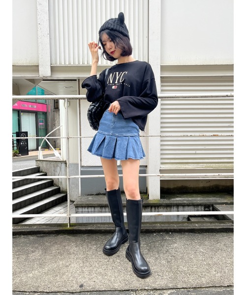 WC(ダブル シー)の「NYCショートスウェット(スウェット・レディース・グレー/ブラック・FREE)」の22枚目の写真