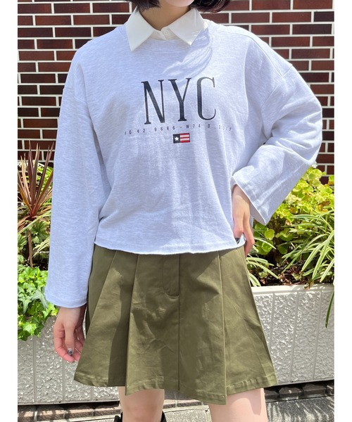WC(ダブル シー)の「NYCショートスウェット(スウェット・レディース・グレー/ブラック・FREE)」の7枚目の写真