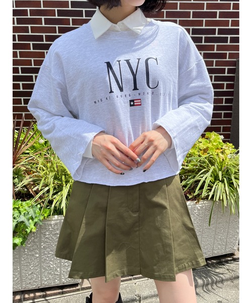 WC(ダブル シー)の「NYCショートスウェット(スウェット・レディース・グレー/ブラック・FREE)」の8枚目の写真