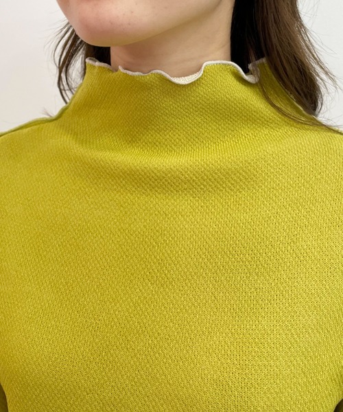 EPIMI E'PIMMY(エピミエピミー)の「リバーシブルハイネックニットブルオーバー(ニット/セーター・レディース・グリーン系その他/モカ/オレンジ/パープル/ピンク・MEDIUM)」の18枚目の写真