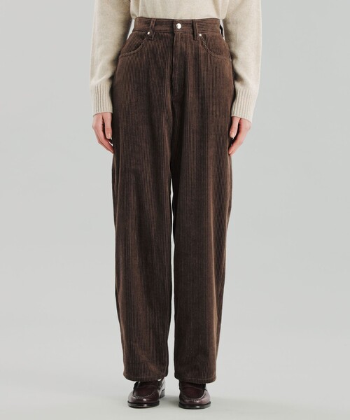 MACKINTOSH PHILOSOPHY(マッキントッシュ フィロソフィー)の「GREY LABEL シンチバックコーデュロイパンツ(その他パンツ・レディース・ブラウン/ダークネイビー・1/2)」の5枚目の写真
