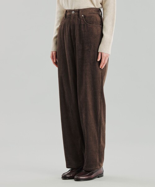 MACKINTOSH PHILOSOPHY(マッキントッシュ フィロソフィー)の「GREY LABEL シンチバックコーデュロイパンツ(その他パンツ・レディース・ブラウン/ダークネイビー・1/2)」の6枚目の写真