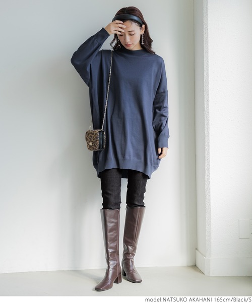 coca（coca）（コカ）の「スーパーストレッチハイウエストカットオフスキニー（デニムパンツ・レディース・ブルー/ブラック・S/M/L）」の9枚目の写真