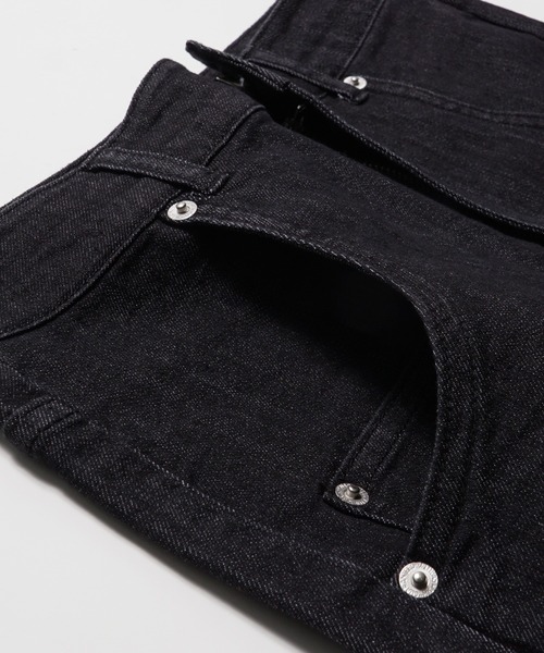 coca（coca）（コカ）の「スーパーストレッチハイウエストカットオフスキニー（デニムパンツ・レディース・ブルー/ブラック・S/M/L）」の21枚目の写真