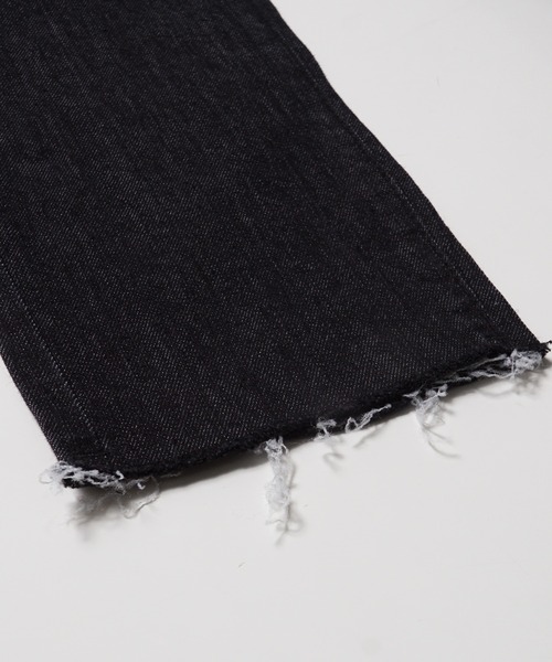 coca（coca）（コカ）の「スーパーストレッチハイウエストカットオフスキニー（デニムパンツ・レディース・ブルー/ブラック・S/M/L）」の22枚目の写真