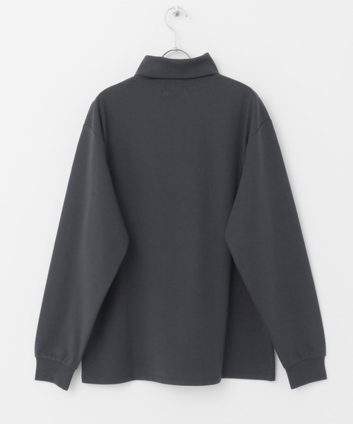 URBAN RESEARCH DOORS（アーバンリサーチドアーズ）の「『UR TECH』ポンチタートルネックTシャツ（Tシャツ/カットソー・メンズ・ネイビー/チャコールグレー/オフホワイト・MEDIUM/LARGE）」の7枚目の写真