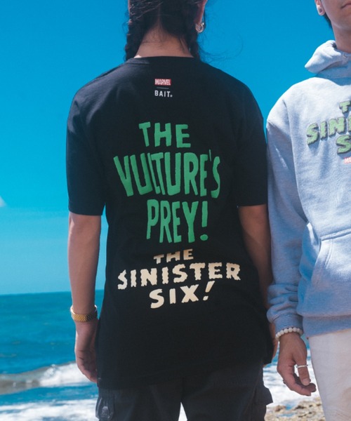 BAIT（ベイト）の「BAIT × THE SINISTER SIX VULTURE TEE 227-TSS-TEE-004（Tシャツ/カットソー・メンズ・ブラック・MEDIUM/LARGE/X-LARGE/XX-LARGE）」の2枚目の写真