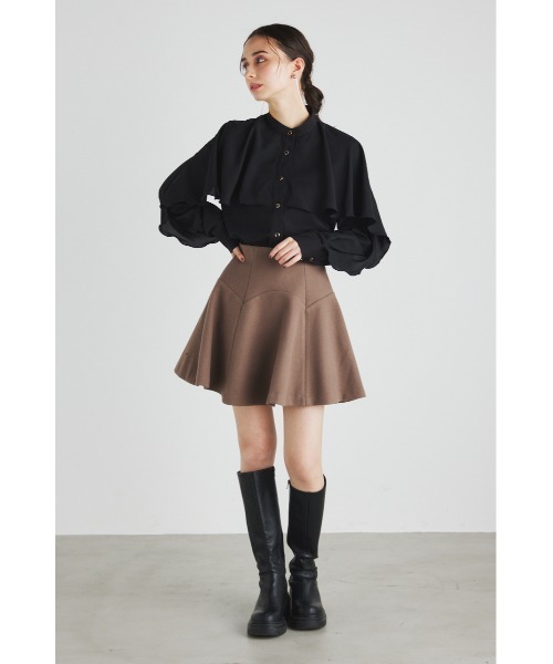 rienda(リエンダ)の「フリルスリーブハイネックブラウス(シャツ/ブラウス・レディース・ホワイト/ブラック/ライトブルー・FREE)」の22枚目の写真