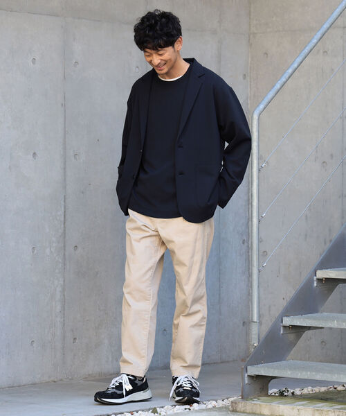 B:MING by BEAMS（ビーミングバイビームス）の「B:MING by BEAMS / ダブルフェイス 梨地 カットソー(セットアップ対応)（Tシャツ/カットソー・メンズ・ネイビー/ブラウン系その他2/チャコールグレー・SMALL/MEDIUM/LARGE/X-LARGE）」の10枚目の写真