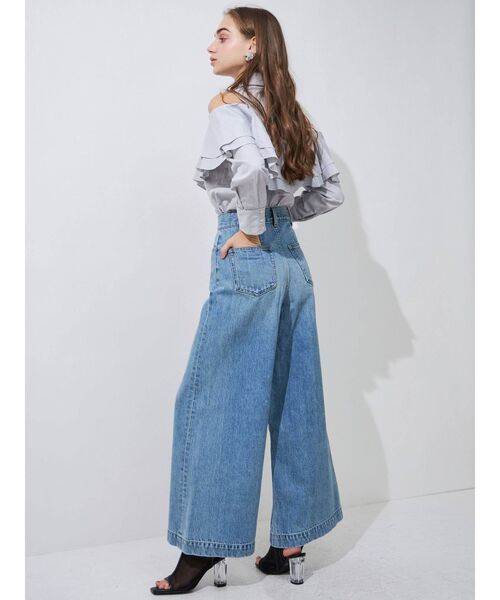 MERCURYDUO（マーキュリーデュオ）の「オープントゥメッシュブーツ（ブーツ・レディース・ブラック/ブラウン・36/38）」の6枚目の写真