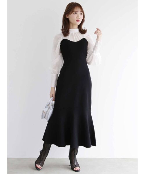 MERCURYDUO（マーキュリーデュオ）の「オープントゥメッシュブーツ（ブーツ・レディース・ブラック/ブラウン・36/38）」の19枚目の写真