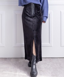 clear | ファーIラインスリットスカート≪2022AW新作≫(スカート)