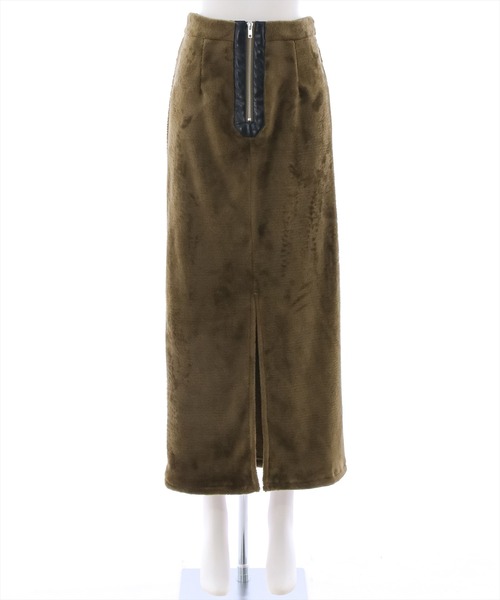 clear（クリア）の「ファーIラインスリットスカート（スカート・レディース・カーキ/ブラック/グレー・F）」の8枚目の写真