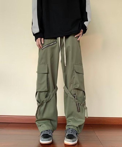 VIBGYOR(ヴィブジョー)の「【バーレスク】ベルテッドカーゴパンツ(BQ)(カーゴパンツ・メンズ・カーキ/ブラック・MEDIUM/LARGE/X-LARGE)」の14枚目の写真