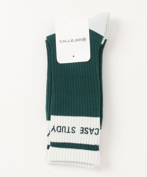 GIORDANO（ジョルダーノ）の「[ CALLEJERA ] HIGH SOCKS（ソックス/靴下・レディース・ダークグリーン/ブラック/レッド・FREE）」の6枚目の写真