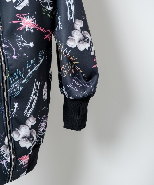 BACKSTAGE PASS(バックステージパス)の「APOLLO-GRAFFITI ZIP PK(アポロ グラフィティ ジップ パーカー)ビッグシルエット ジップアップ パーカー(パーカー・メンズ・パープル/レッド・FREE)」の9枚目の写真