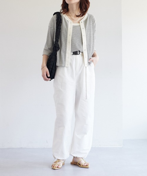 DISCOAT（ディスコート）の「センターストラップフラットシューズ（サンダル・レディース・ブラック/アイボリー/イエロー・MEDIUM/LARGE）」の7枚目の写真