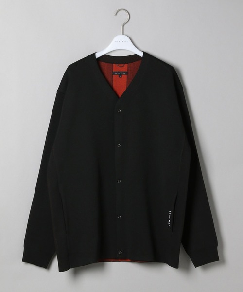 NUMERALS（ヌメラルズ）の「【UNISEX】[NUMERALS]コンフォータブルニットカーディガン（カーディガン/ボレロ・メンズ・ラベンダー/ブラック・MEDIUM/LARGE）」の2枚目の写真