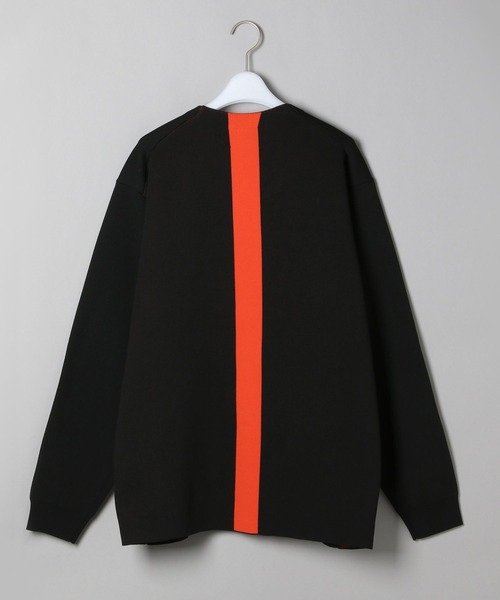 NUMERALS（ヌメラルズ）の「【UNISEX】[NUMERALS]コンフォータブルニットカーディガン（カーディガン/ボレロ・メンズ・ラベンダー/ブラック・MEDIUM/LARGE）」の5枚目の写真