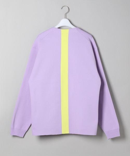 NUMERALS（ヌメラルズ）の「【UNISEX】[NUMERALS]コンフォータブルニットカーディガン（カーディガン/ボレロ・メンズ・ラベンダー/ブラック・MEDIUM/LARGE）」の12枚目の写真