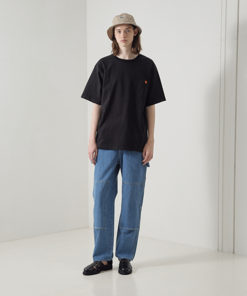 UNIVERSAL OVERALL(ユニバーサルオーバーオール)の「【UNIVERSAL OVERALL/ユニバーサルオーバーオール】 ポケットTシャツ / POCKET TEE / ユニセックス(Tシャツ/カットソー・メンズ・グレー/ホワイト/ネイビー/ブラック・L/XL/M)」の11枚目の写真