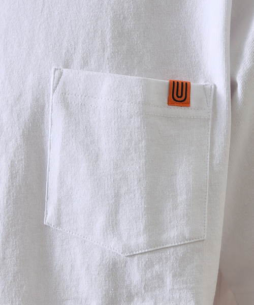 UNIVERSAL OVERALL(ユニバーサルオーバーオール)の「【UNIVERSAL OVERALL/ユニバーサルオーバーオール】 ポケットTシャツ / POCKET TEE / ユニセックス(Tシャツ/カットソー・メンズ・グレー/ホワイト/ネイビー/ブラック・L/XL/M)」の12枚目の写真