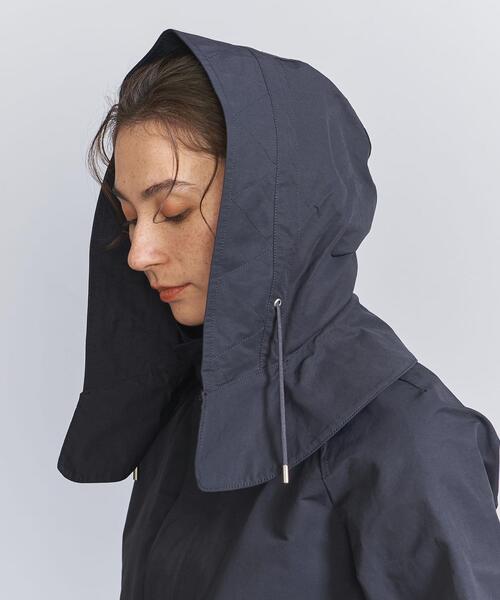 BEAUTY&YOUTH UNITED ARROWS(ビューティーアンドユースユナイテッドアローズ)の「グログランフードマウンテンパーカー/23SS -2WAY/撥水加工-(マウンテンパーカー・レディース・ネイビー/オフホワイト/モカ・S/M/L)」の7枚目の写真