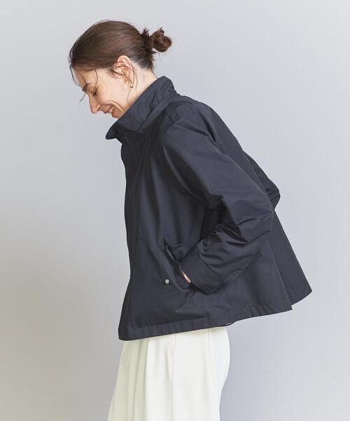 BEAUTY&YOUTH UNITED ARROWS(ビューティーアンドユースユナイテッドアローズ)の「グログランフードマウンテンパーカー/23SS -2WAY/撥水加工-(マウンテンパーカー・レディース・ネイビー/オフホワイト/モカ・S/M/L)」の8枚目の写真