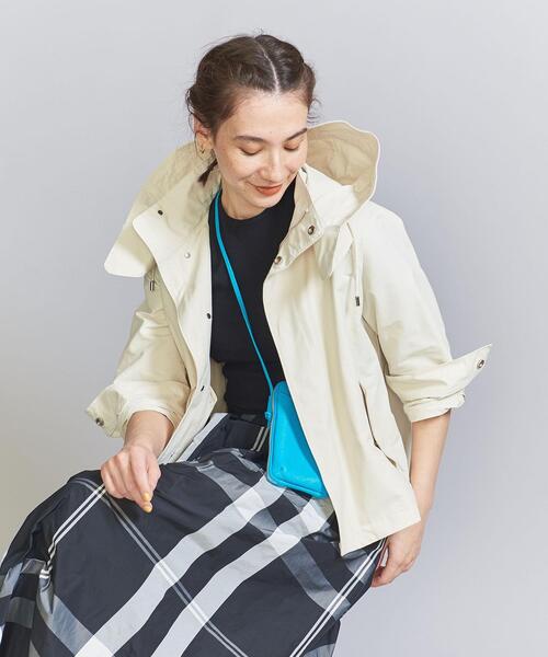 BEAUTY&YOUTH UNITED ARROWS(ビューティーアンドユースユナイテッドアローズ)の「グログランフードマウンテンパーカー/23SS -2WAY/撥水加工-(マウンテンパーカー・レディース・ネイビー/オフホワイト/モカ・S/M/L)」の19枚目の写真