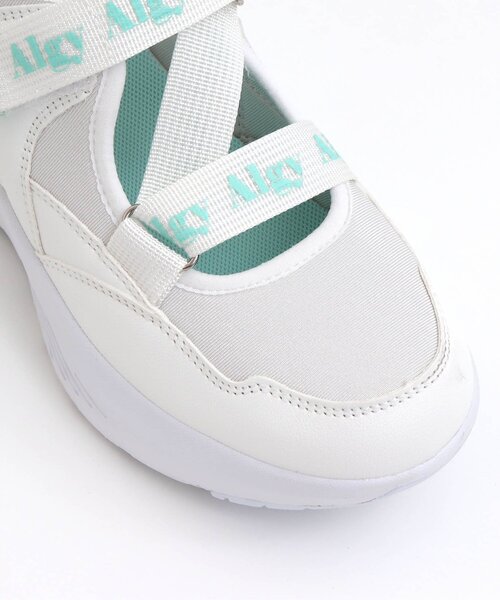 algy（アルジー）の「エア底ロゴベルトスニーカー（スニーカー・キッズ・ブラック/オフホワイト・20/23/21/24/22）」の10枚目の写真