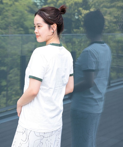 Ray BEAMS（レイビームス）の「GOOD ROCK SPEED × Ray BEAMS / 別注 NYC リンガー Tシャツ（Tシャツ/カットソー・レディース・グリーン/インディゴブルー・ONE SIZE）」の20枚目の写真