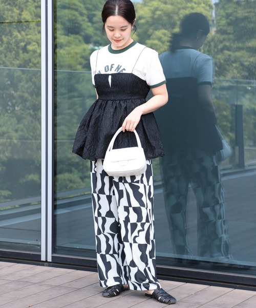 Ray BEAMS（レイビームス）の「GOOD ROCK SPEED × Ray BEAMS / 別注 NYC リンガー Tシャツ（Tシャツ/カットソー・レディース・グリーン/インディゴブルー・ONE SIZE）」の22枚目の写真