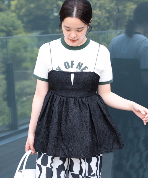 Ray BEAMS（レイビームス）の「GOOD ROCK SPEED × Ray BEAMS / 別注 NYC リンガー Tシャツ（Tシャツ/カットソー・レディース・グリーン/インディゴブルー・ONE SIZE）」の21枚目の写真