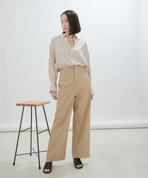 フィブリルシャンブレーオーバーシャツ