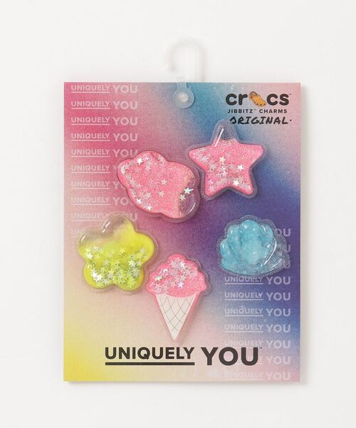 crocs（クロックス）の「crocs Jibbitz Squish Glitter Icons 5 Pack / クロックス ジビッツ