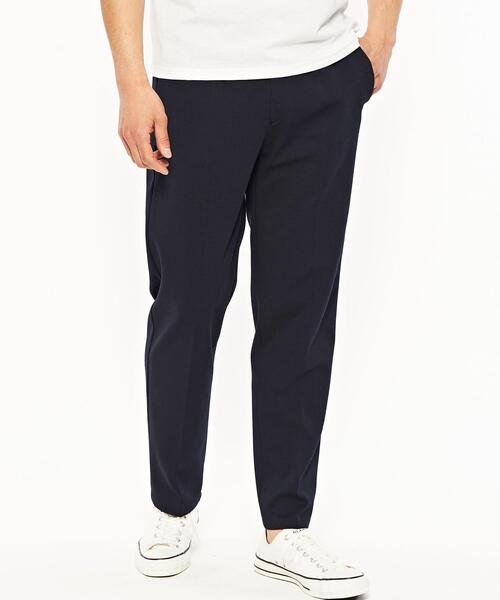 green label relaxing(グリーンレーベルリラクシング)の「【WEB限定】JUSTFIT メッシュ 1タック パンツ(スラックス・メンズ・ネイビー/グレー・S/XL/M/L)」の1枚目の写真