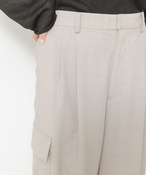 URBAN RESEARCH Sonny Label（アーバンリサーチサニーレーベル）の「タックカーゴパンツ（カーゴパンツ・レディース・ブラック/ベージュ系その他・38/36）」の8枚目の写真