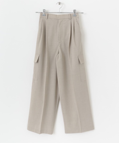 URBAN RESEARCH Sonny Label（アーバンリサーチサニーレーベル）の「タックカーゴパンツ（カーゴパンツ・レディース・ブラック/ベージュ系その他・38/36）」の13枚目の写真