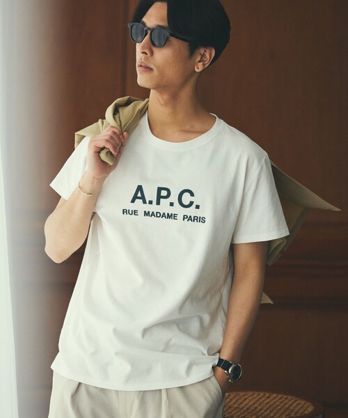 A.P.C. フリークスストア 別注 RUE MADAME Tシャツ S A.P.C./別注 RUE MADAME T-shirt｜Daytona Park(FREAK'S STORE