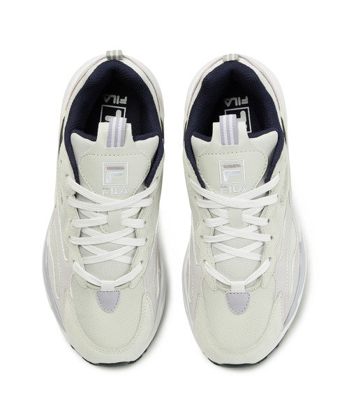 FILA（フィラ）の「レイトレイサー / RAY TRACER / 厚底スニーカー（スニーカー・レディース・ホワイト/ベージュ/ホワイト×パープル/ホワイト×ピンク・25.5cm/26.5cm/26.0cm/27.0cm/27.5cm/28.0cm/22.5cm/23.0cm/23.5cm/24.0cm/24.5cm/25.0cm/29.0cm）」の15枚目の写真