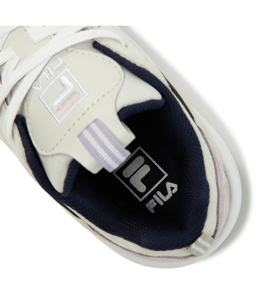 FILA（フィラ）の「レイトレイサー / RAY TRACER / 厚底スニーカー（スニーカー・レディース・ホワイト/ベージュ/ホワイト×パープル/ホワイト×ピンク・25.5cm/26.5cm/26.0cm/27.0cm/27.5cm/28.0cm/22.5cm/23.0cm/23.5cm/24.0cm/24.5cm/25.0cm/29.0cm）」の20枚目の写真