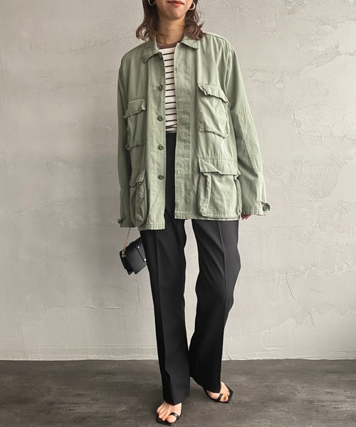 Wrangler（ラングラー）の「[Wrangler/ラングラー] ランチャーフレアドレスパンツ（その他パンツ・レディース・ブラック/ブラウン・M/XS/S）」の3枚目の写真