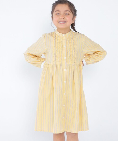【セール】SHIPS KIDS:100~130cm / フリル シャツ ワンピース(ワンピース)|SHIPS(シップス) 【セール】SHIPS KIDS:100~130cm / フリル シャツ ワンピース(ワンピース)|SHIPS(シップス)