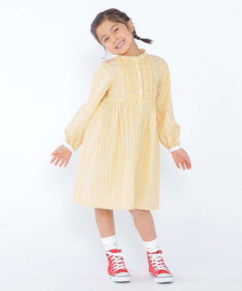 【セール】SHIPS KIDS:100~130cm / フリル シャツ ワンピース(ワンピース)|SHIPS(シップス) 【セール】SHIPS KIDS:100~130cm / フリル シャツ ワンピース(ワンピース)|SHIPS(シップス)